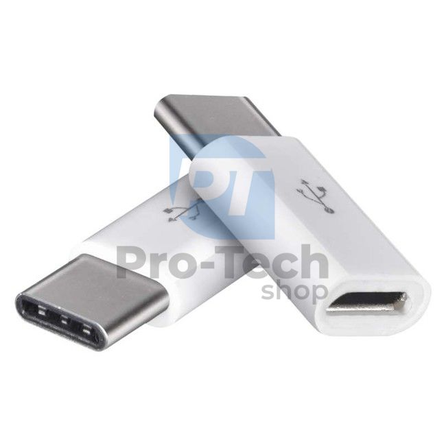 Adaptér USB micro B/F - USB C/M 2 ks 71563