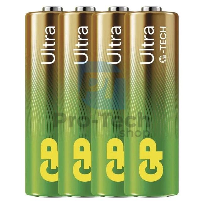 Alkalická batéria GP Ultra LR6 (AA), 4ks 70830