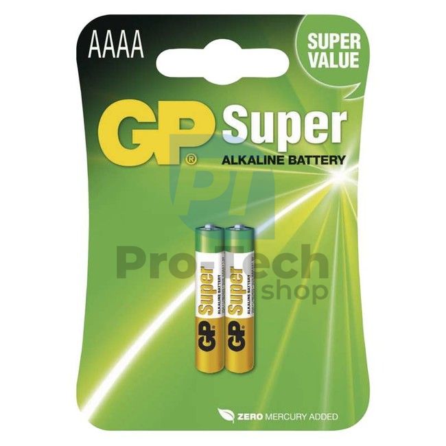 Alkalická špeciálna batéria GP 25A (AAAA, LR61) 1,5 V, 2ks 70963