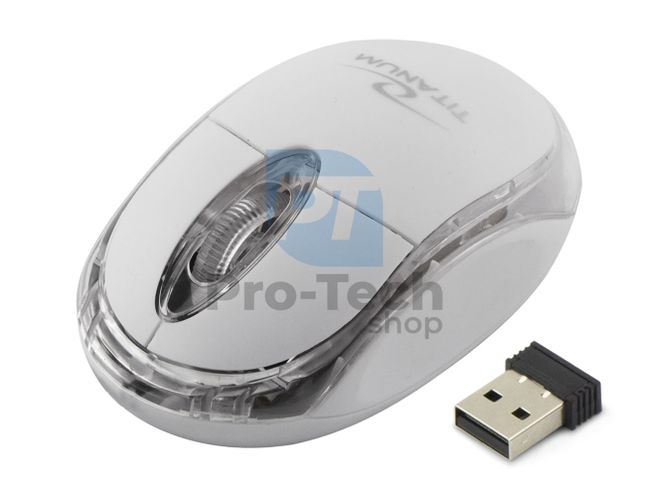 Bezdrôtová myš 3D USB CONDOR, biela 73427