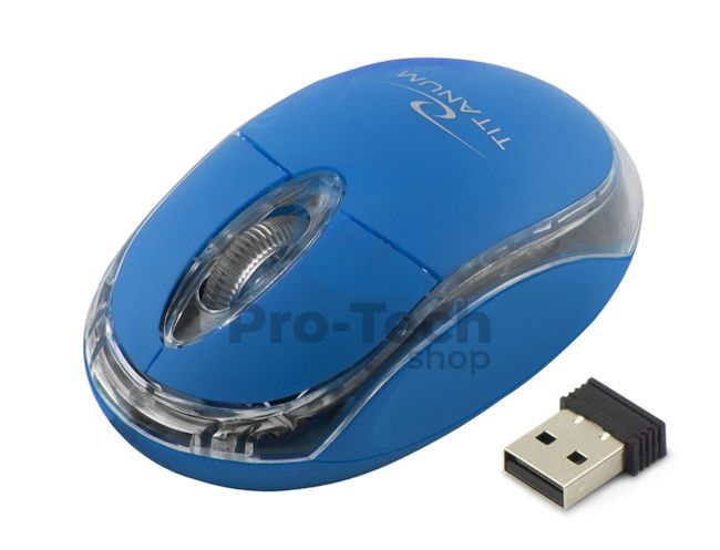Bezdrôtová myš 3D USB CONDOR, modrá 73423