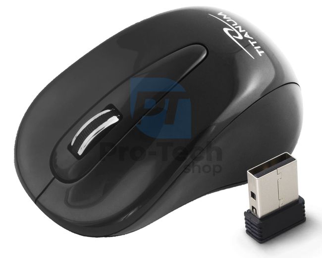 Bezdrôtová myš 3D USB TORPEDO, čierna 73406