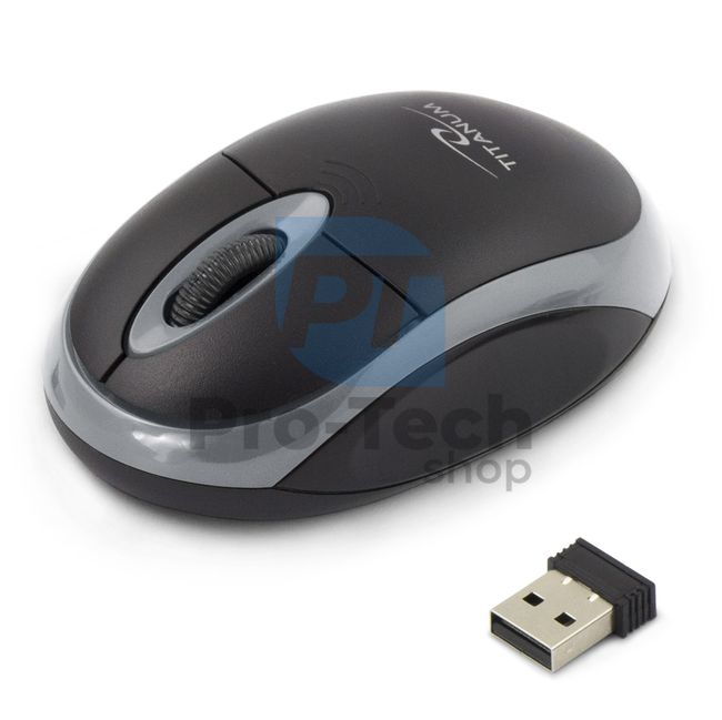 Bezdrôtová myš 3D USB VULTURE, čierno-šedá 73419