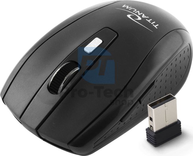 Bezdrôtová myš 6D USB SNAPPER, čierna 73407