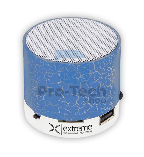 Bluetooth reproduktor s FM rádiom FLASH, modrý 73458
