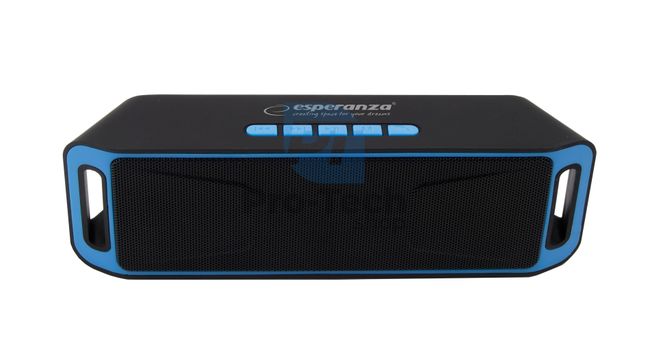 Bluetooth reproduktor s FM rádiom FOLK, čierno-modrý 73259