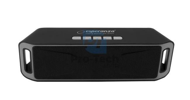 Bluetooth reproduktor s FM rádiom FOLK, čierno-šedý 73260