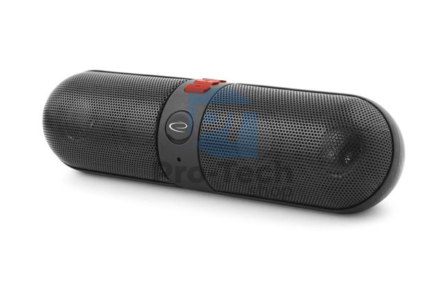 Bluetooth reproduktor s FM rádiom PIANO, čierno-červený 73250