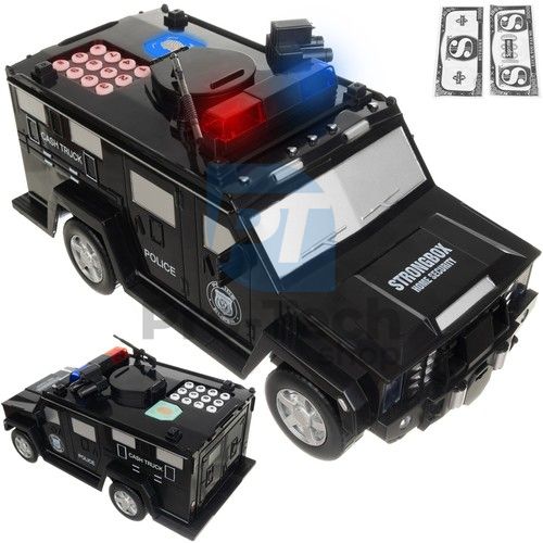 Detská pokladnička - policajný automobil 74060