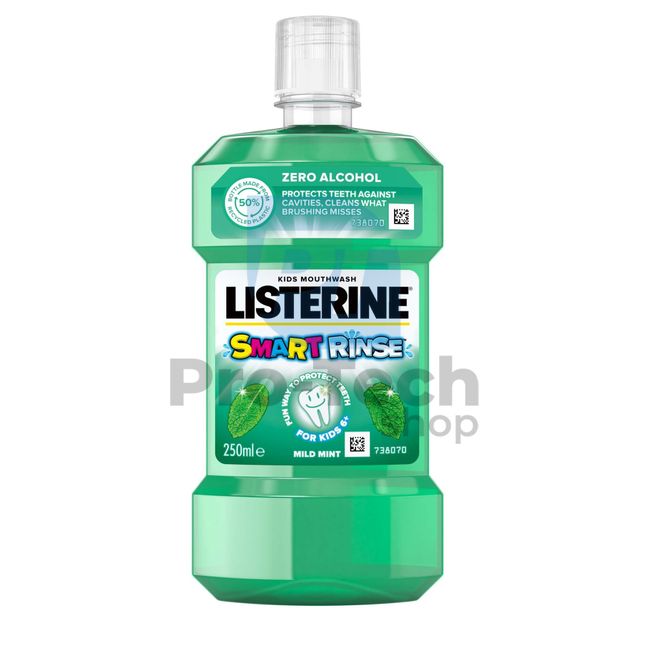 Detská ústna voda Listerine Smart Rinse Mint 250ml 30577
