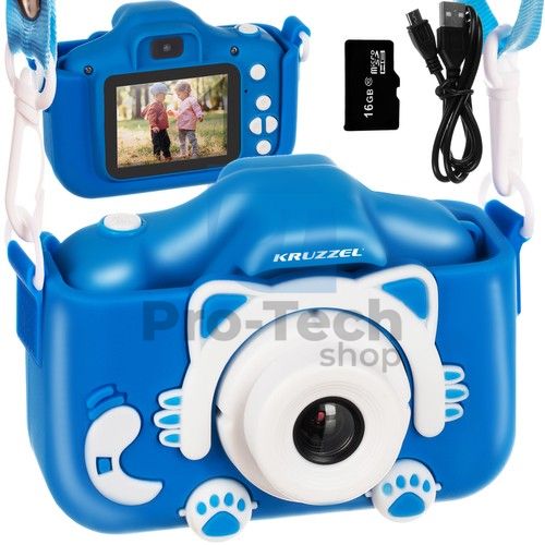 Detský digitálny fotoaparát - Modrý DC16952 74074