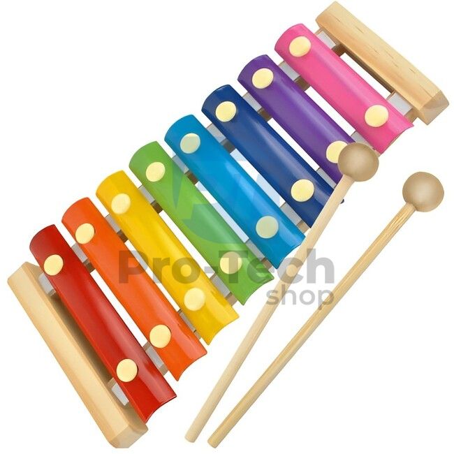 Detský farebný xylofón 74080