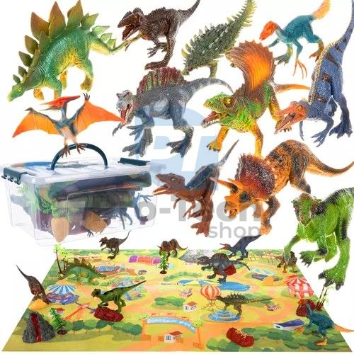 DinoPark kolekcia: Figúrky a hrací koberec od Kruzzel 74108