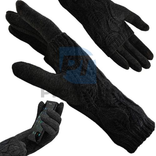 Dotykové rukavice R6413 - čierne 74122