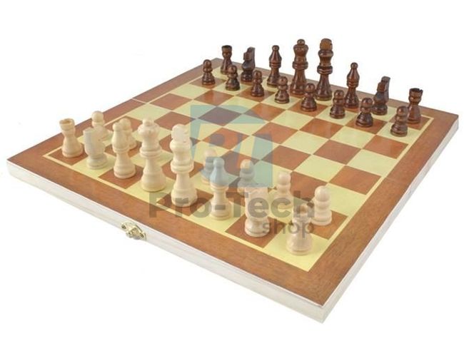 Drevený šach 28x28cm 74169