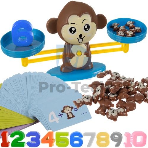 Edukačná hra Opičia váha s číslami Kruzzel 16947 74201