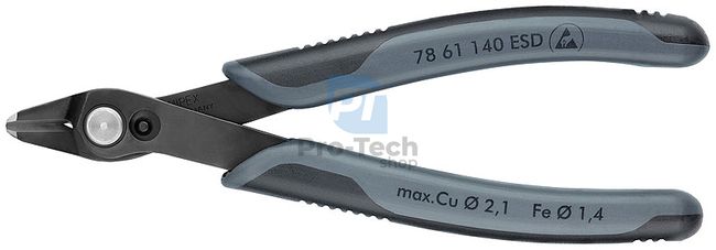 Electronic Super Knips® XL kliešte ESD počiernené 140mm KNIPEX 13474