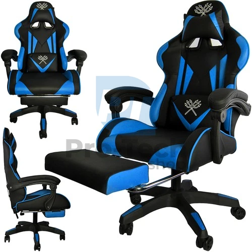 Herná stolička - čierno-modrá MALATEC 74311