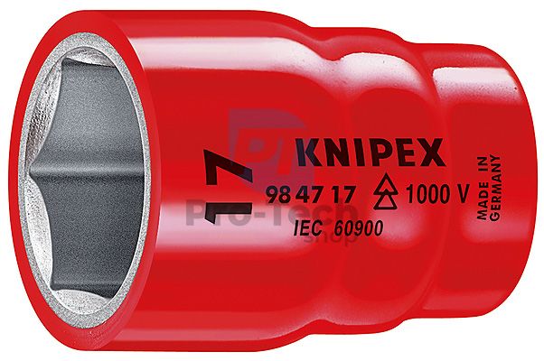 Hlavica šesťhran 17 mm s vnútorným štvorhranom 1/2“ KNIPEX 08905