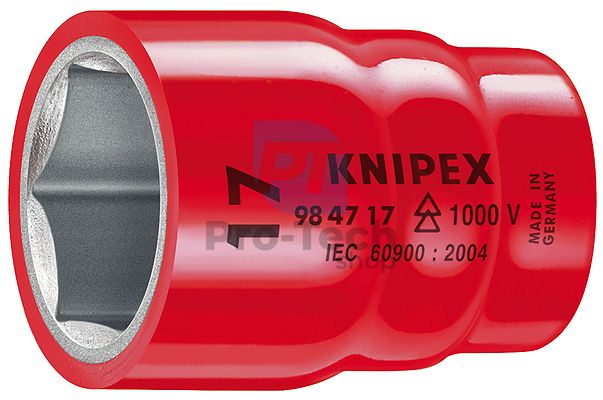 Hlavica šesťhran 19 mm s vnútorným štvorhranom 1/2“ KNIPEX 08907