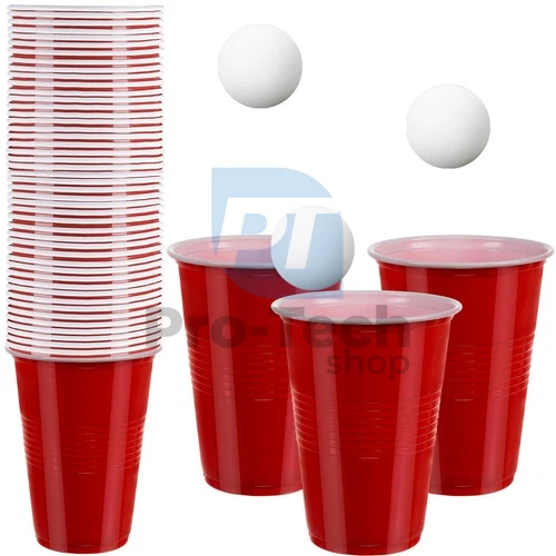 Hra Beer Pong - 50 pohárov Ruhhy 21232 74330