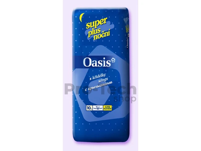 Hygienické vložky super plus nočné Linteo Oasis 10ks 30452