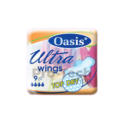 Hygienické vložky ultra plus top dry Linteo Oasis 9ks 30453