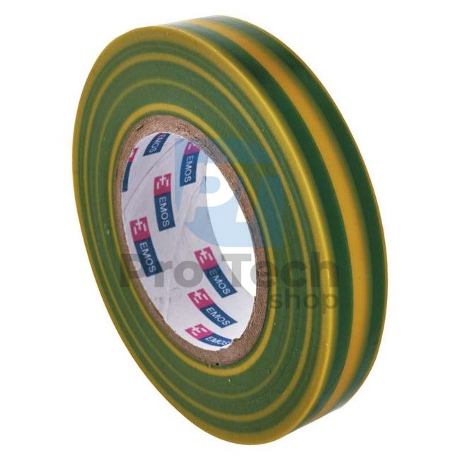 Izolačná páska PVC 15mm / 10m zelenožltá, 1ks 70985