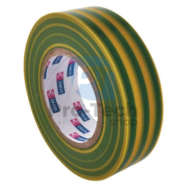 Izolačná páska PVC 19mm / 20m zelenožltá, 1ks 71009