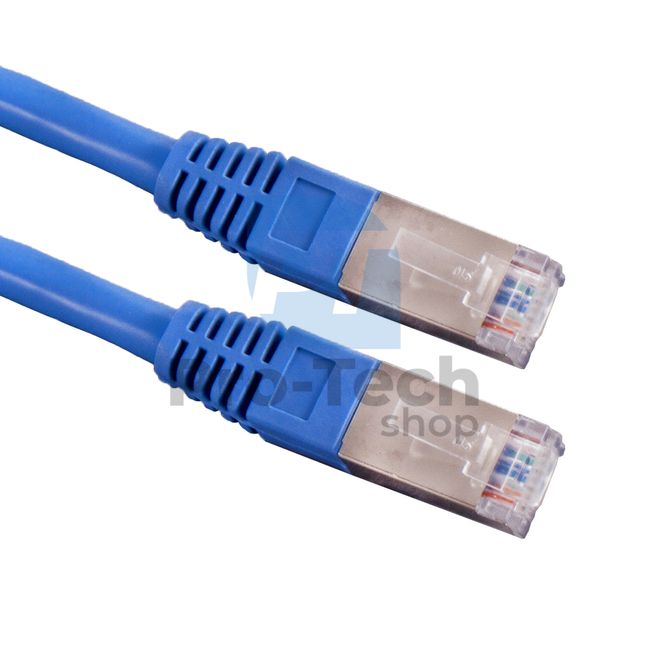 Kábel FTP Cat. 6 Patchcord RJ45, 0,25m, modrý 72481