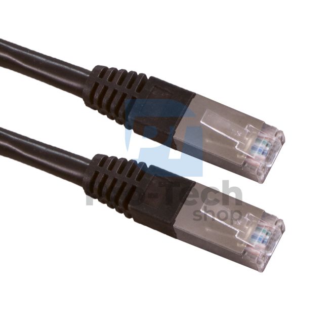 Kábel FTP Cat. 6 Patchcord RJ45, 0,5m, čierny 72490