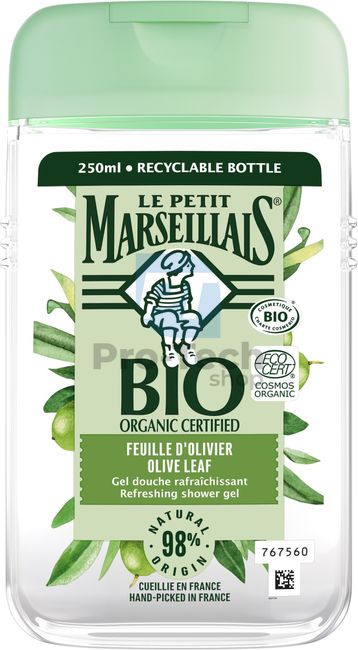 Krémový sprchový gél Bio olivový list Le Petit Marseillais 250ml 30594