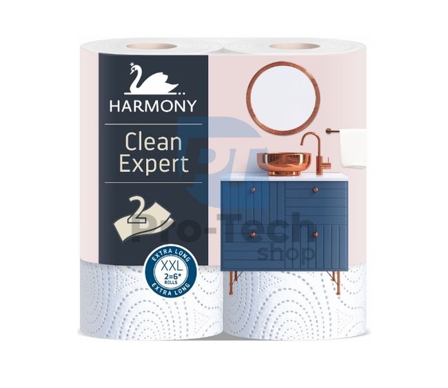 Kuchynské utierky 2-vrstvové HARMONY Clean Expert - 2ks 30368