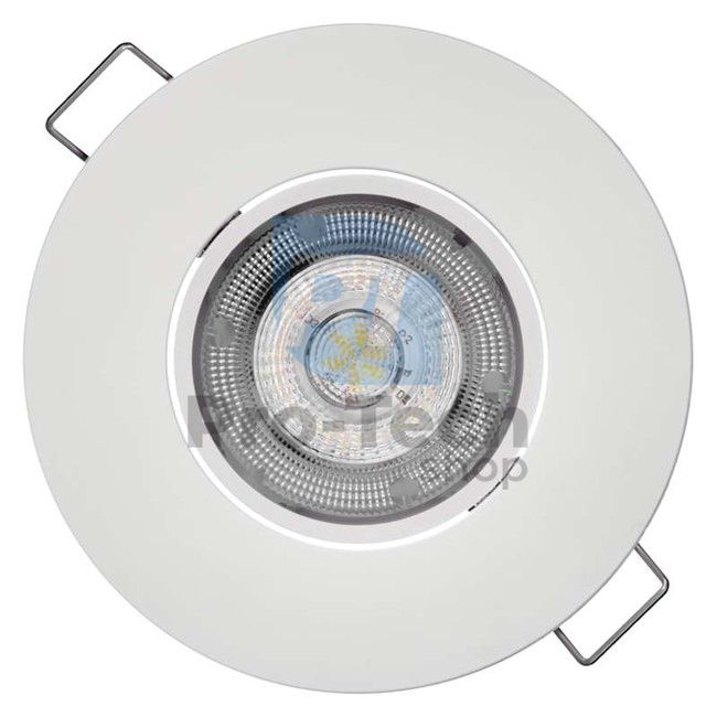 LED bodové svietidlo Exclusive biele, kruh 5W teplá biela 71519