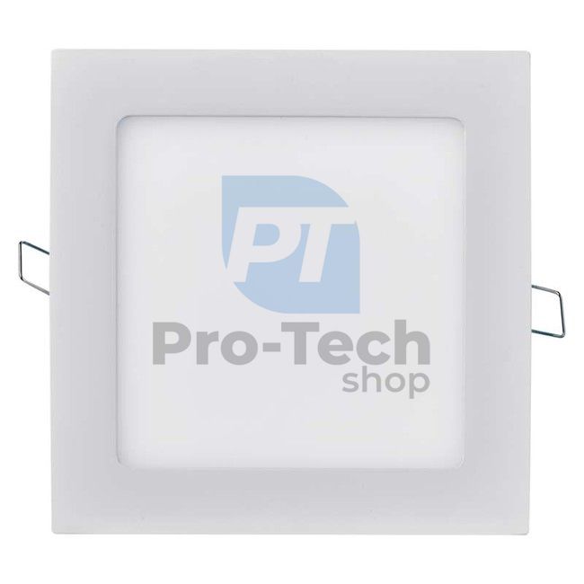 LED panel 170×170, štvorcový vstavaný biely,12W teplá biela 70871