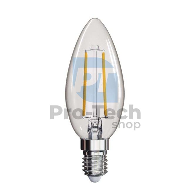 LED žiarovka Filament Candle 2W E14 teplá biela 72128