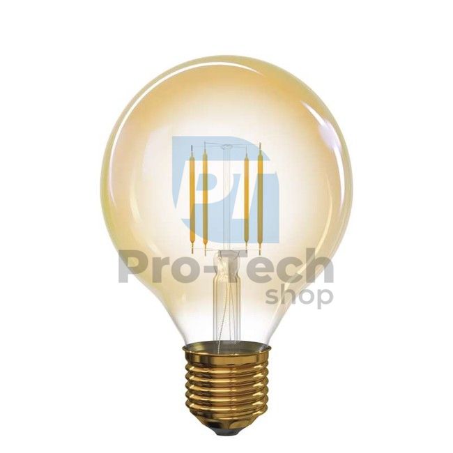 LED žiarovka Vintage G95 4W E27 teplá biela+ 70535