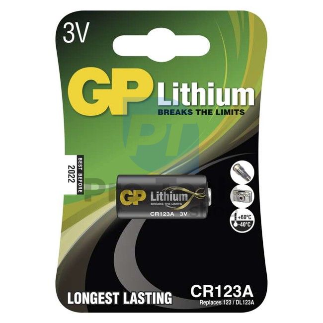 Lítiová batéria GP CR123A 70794