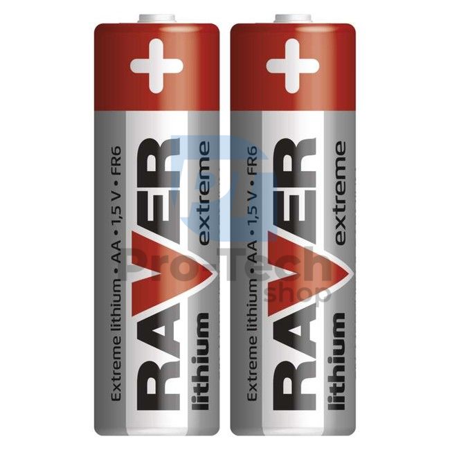 Lítiová batéria RAVER FR6 (AA), 2ks 71074