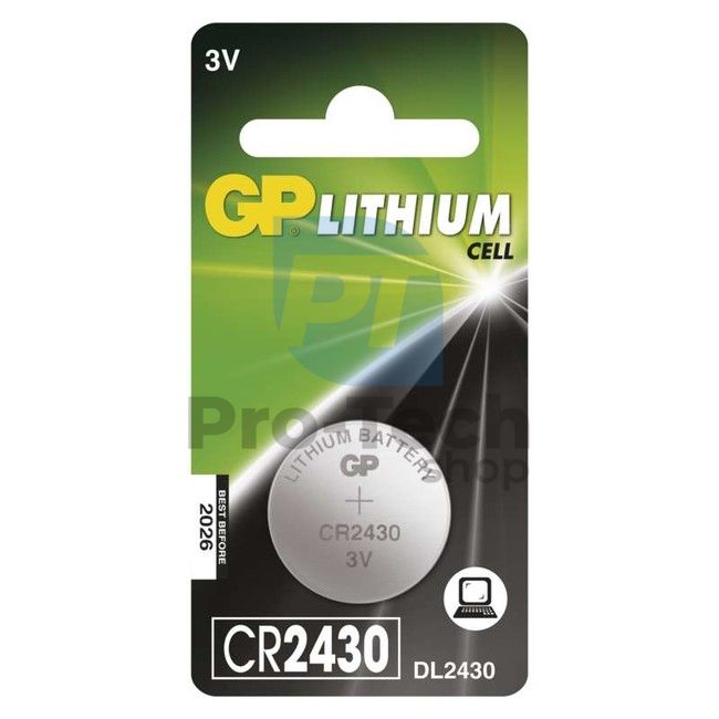 Lítiová gombíková batéria GP CR2430 70426