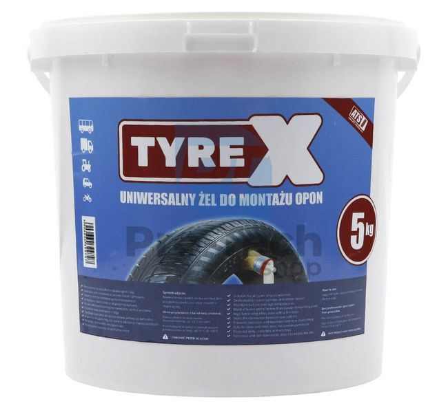 Montážna pasta vo forme gélu pre pneumatiky TYREX – 5kg 11274