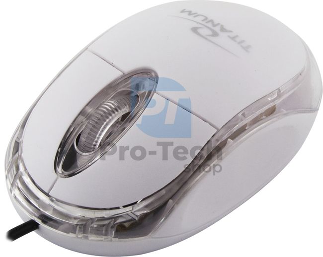 Myš 3D USB RAPTOR, biela 73403