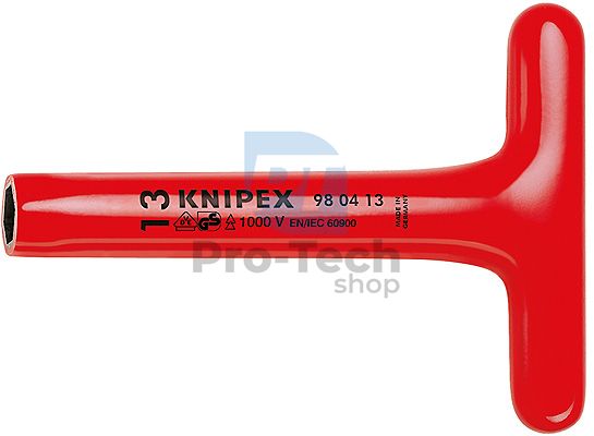 Nástrčný kľúč 17 mm s T rukoväťou 200 mm KNIPEX 08834