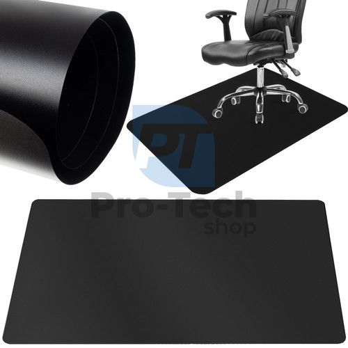 Ochranná podložka pod stoličku / kreslo veľká 100 x 140 cm čierna 75952