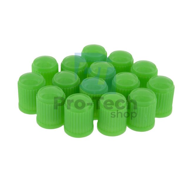Plastová čiapočka zelená 100ks 11755