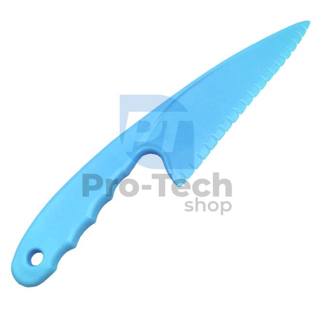 Plastový nôž na krájanie cesta Blue 51777