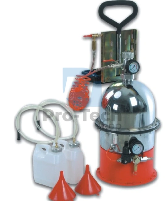 Pneumatické zariadenie na výmenu brzdovej kvapaliny profi Asta - používané X00152