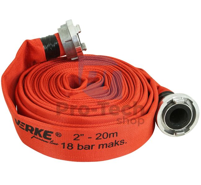 Požiarna hadica s koncovkami 2“ 20m 18bar Premium 15241
