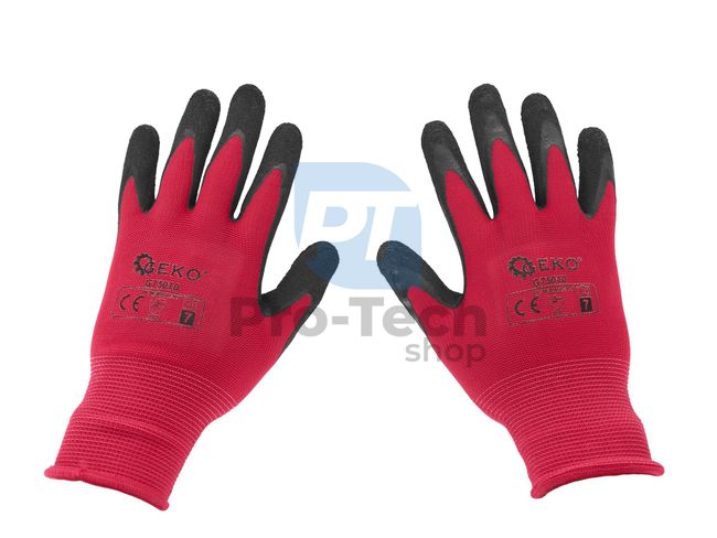 Pracovné rukavice 7" ružové 40168