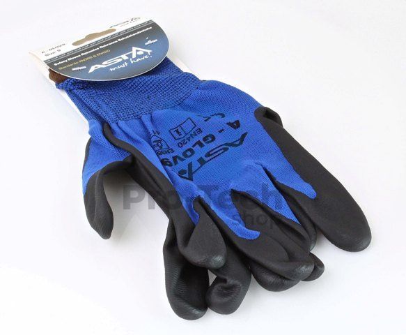 Pracovné rukavice 8" profi Asta blue 04991